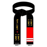 Embroidered IBJJF Legal Deluxe Jujitsu Black Belt