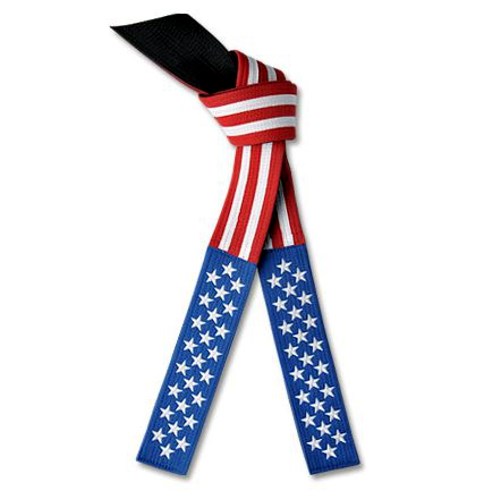 American Flag Belt Stars and Stripes Marital Arts Belt - Kataaro