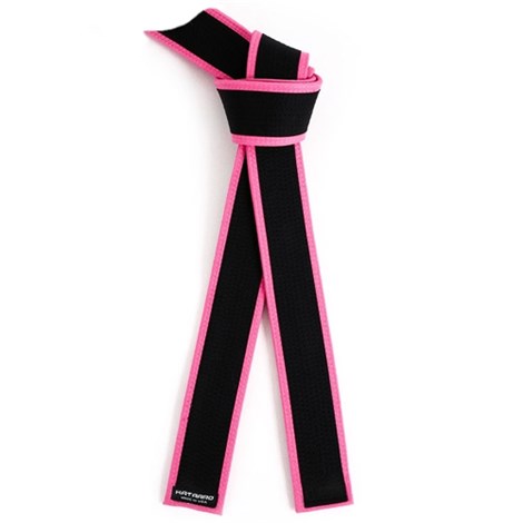 Deluxe Master Black Belt with Pink Border