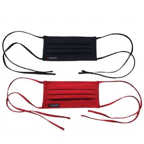 Ninja Travel Face Mask - Black and Red