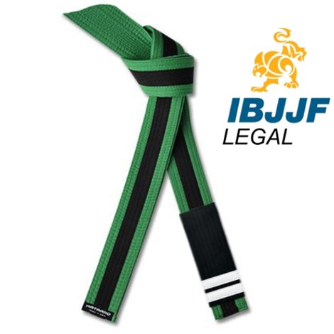 IBJJF Jujitsu Youth Rank Belt Black Stripe