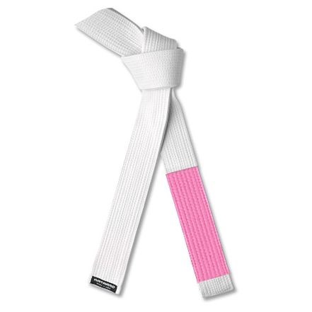 Breast Cancer Awareness Jujitsu Belt Pink Sleeve
