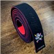 Embroidered Red Black Progressive Grappling Weave Belt Rainbow Unicorn