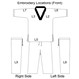 Embroidered Taekwondo Student V-Neck Dobok Uniform Black