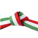 Mexican Flag Martial Arts Karate Belt Tied