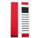 Deluxe Jujitsu BJJ Red White Panel Coral Belt Ends