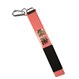 Luggage Tag - Pink Jujitsu Belt with Japanese Embroidery back