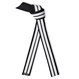 Martial Arts Black Rank Belt with Double White Stripes
