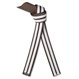 Martial Arts Brown Rank Belt with Double White Stripes