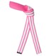 Martial Arts Pink Rank Belt with Double White Stripes