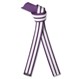Martial Arts Purple Rank Belt with Double White Stripes
