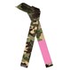 Deluxe Breast Cancer Jujitsu BJJ Camouflage Rank Belt with Pink Sleeve