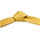 Deluxe Cotton Martial Arts Gold Belt Tied