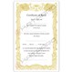 Gold Basic Martial Arts Certificate - Korean Portrait