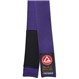 Gracie Barra x Kataaro Jiujitsu Purple Belt showing black rank sleeve and collaboration label